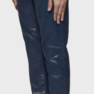 Purple Brand Size 33 Paint Job Crackle Coated Skinny Jeans NWT